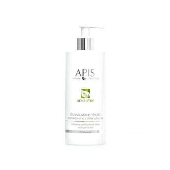 Антибактериальное очищающее молочко с зеленым чаем Acne-Stop, APIS, 500 мл