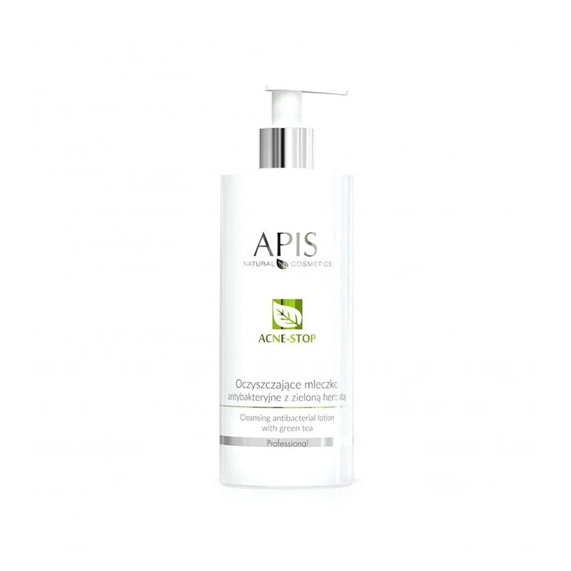 Антибактериальное очищающее молочко с зеленым чаем Acne-Stop, APIS, 500 мл