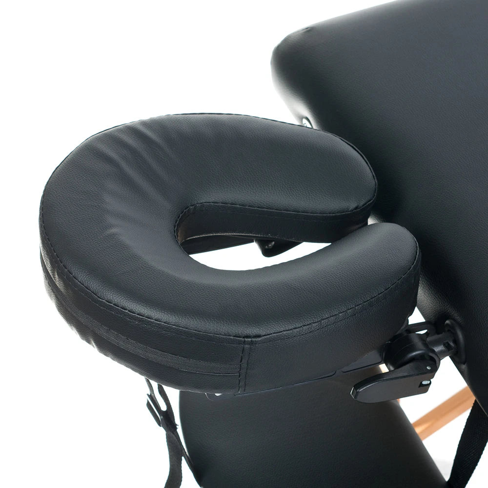 BeautySystem Klappbare Massageliege COMFORT 10, Schwarz