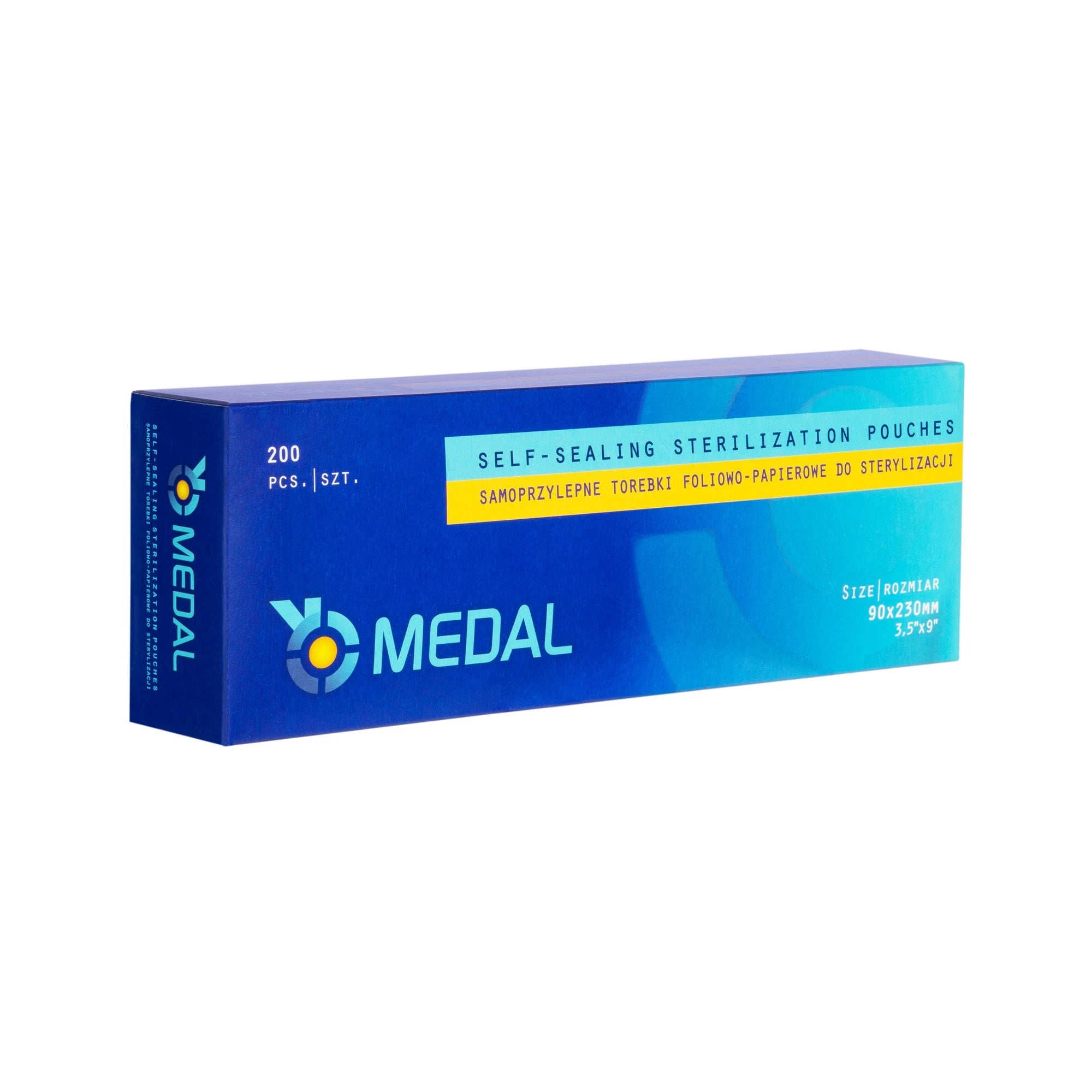 Medal - paketes sterilizācijai autoklāvā 90 mm x 230 mm (200 gb.)