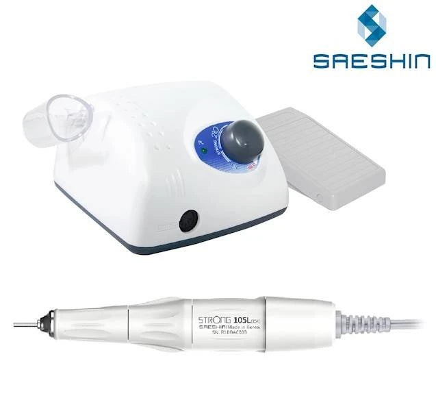 Saeshin Strong 210/105L nagų freza, balta