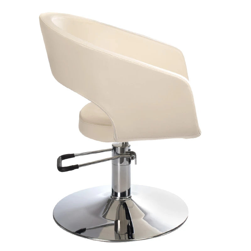 Frisørstol Paolo BH-8821, flødefarvet