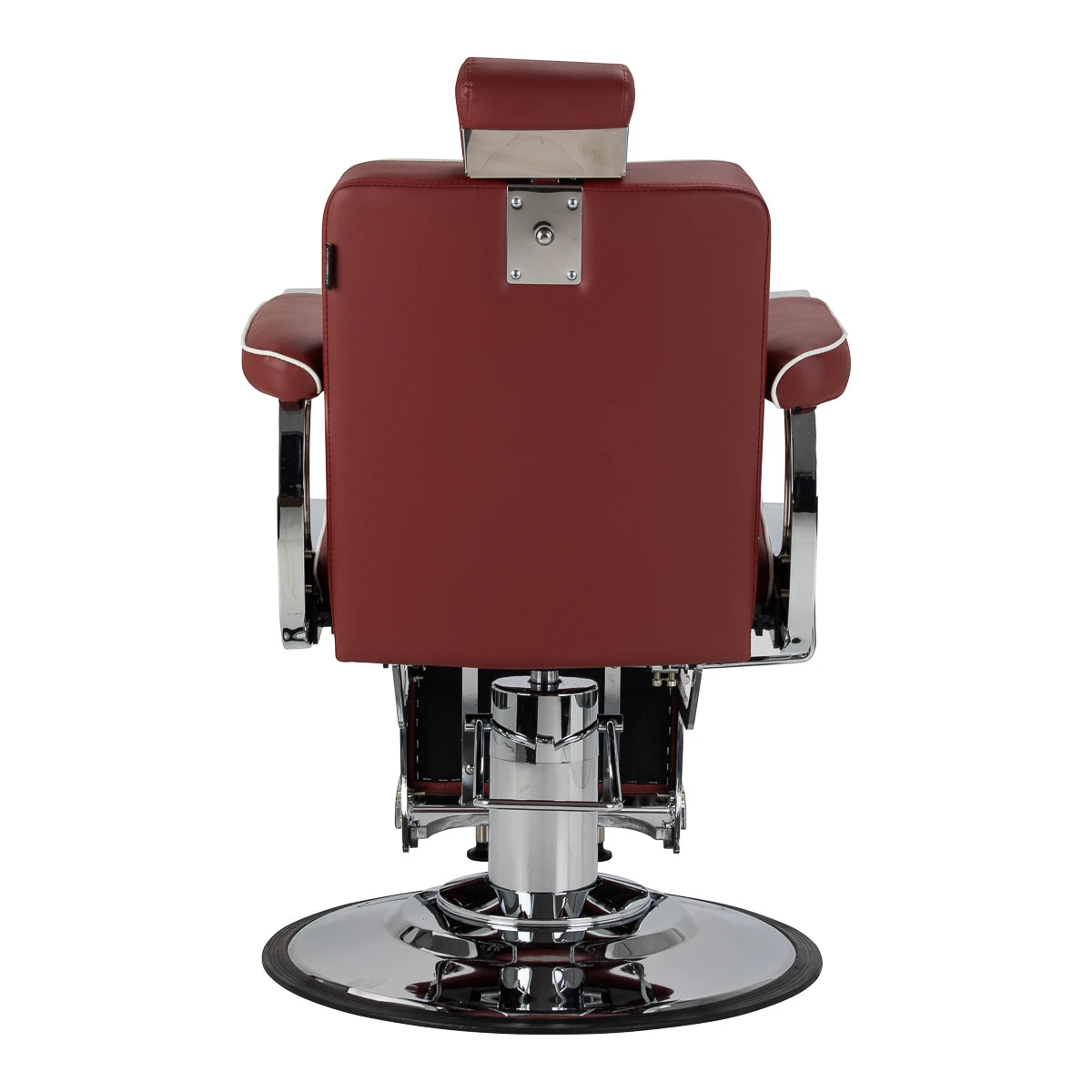 Gabbiano Visionerio barber chair red chrome frame