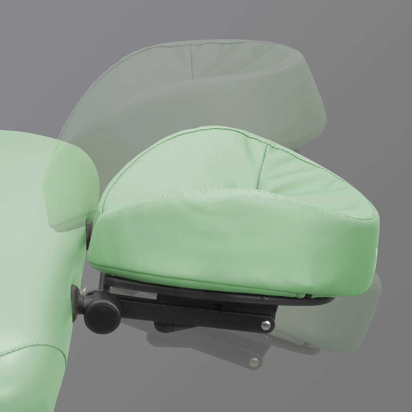 Massageliege Panda Plus Light Wood 70 Vinyl Flex K022, Grün