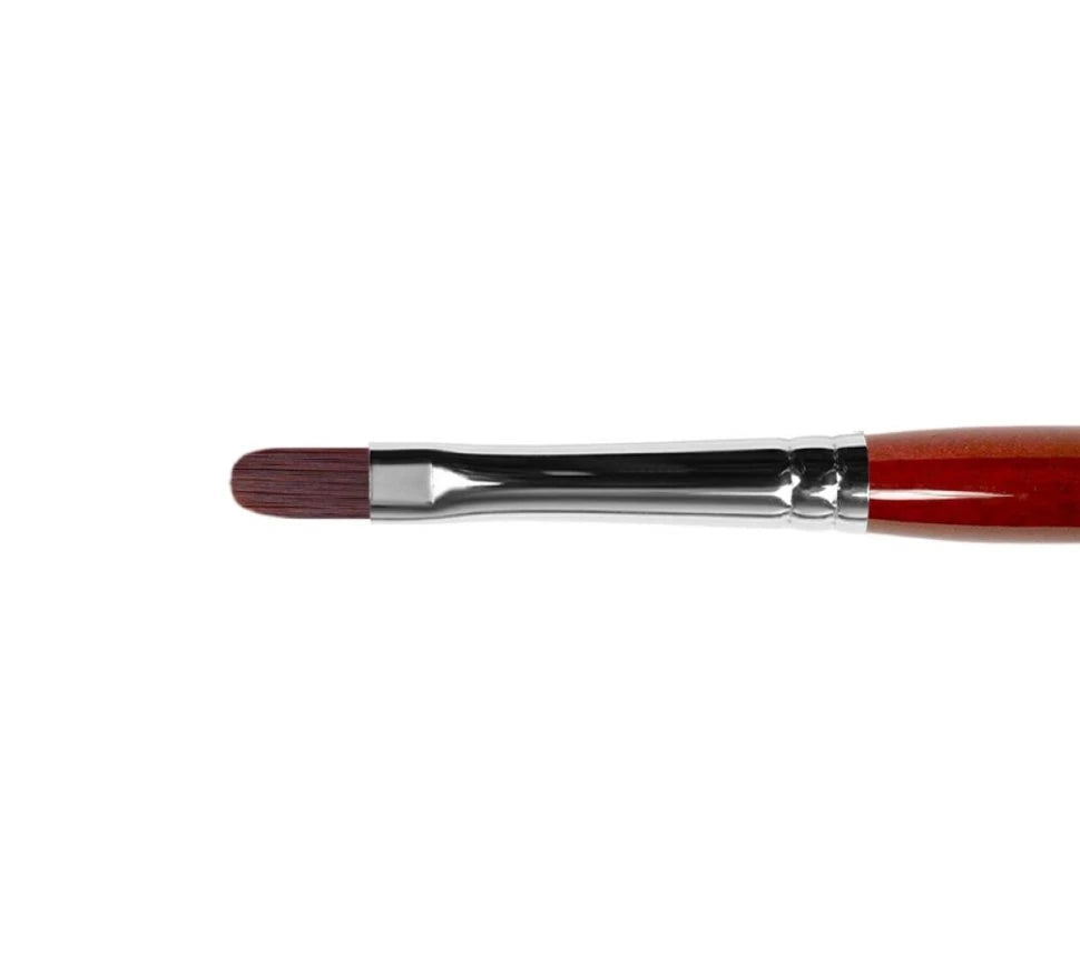 Brush DCr33R oval made of synthetics for nail design [4]