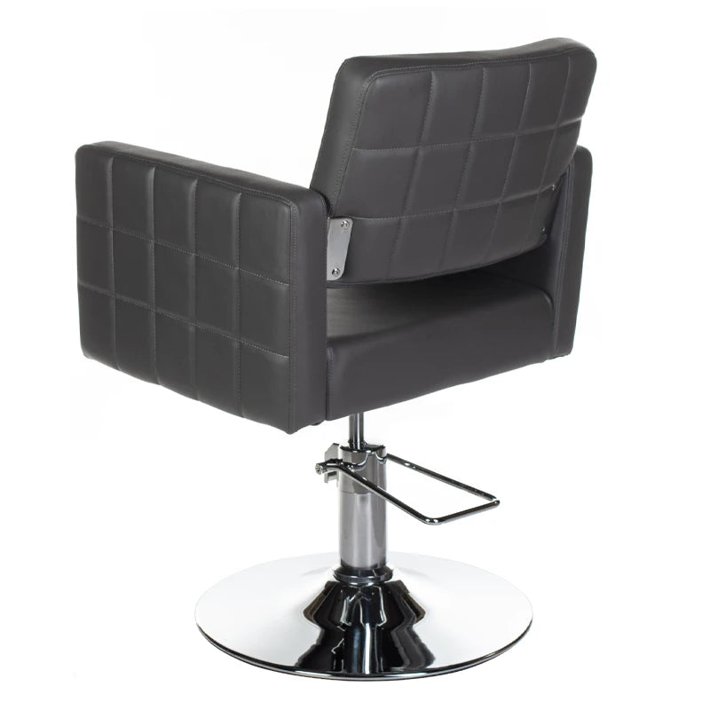 Fauteuil de coiffure Ernesto BM-6302, gris