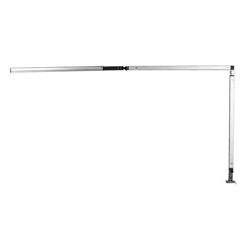 LED table lamp, silver