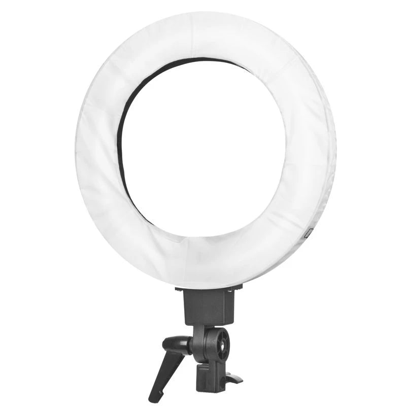Ring-Leuchte 18" 55W, Fluoreszenz, Weiß + Stativ