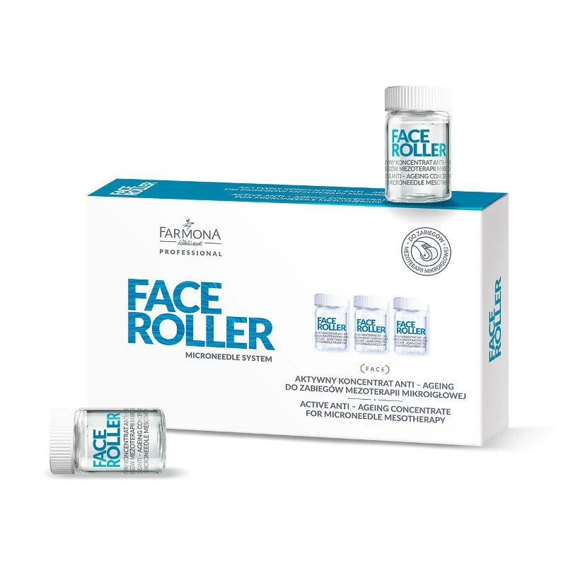 Farmona Face Roller Anti-Aging koncentratas mezoterapijos procedūroms, 5x5 ml