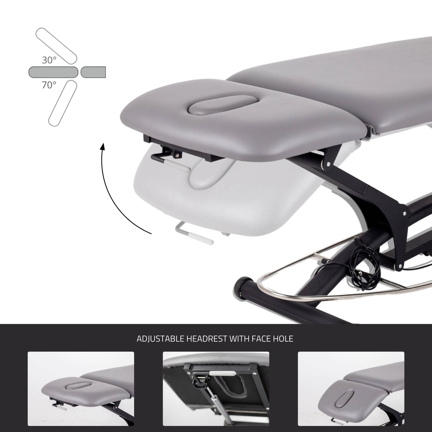 Agila 2 Elektrische Therapieliege Soft Touch K622, Grau