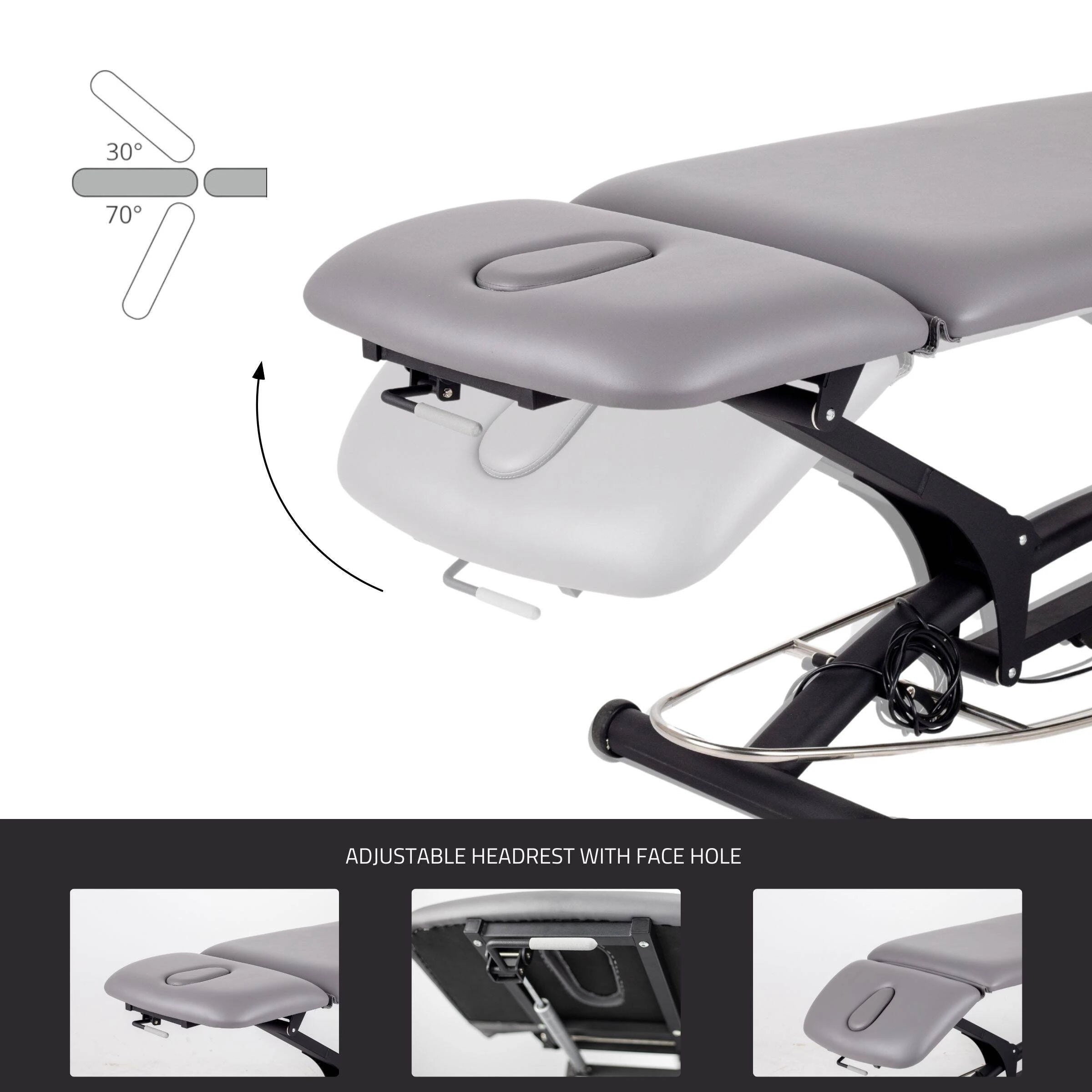 Agila 2 Elektrische Therapieliege Soft Touch K622, Grau