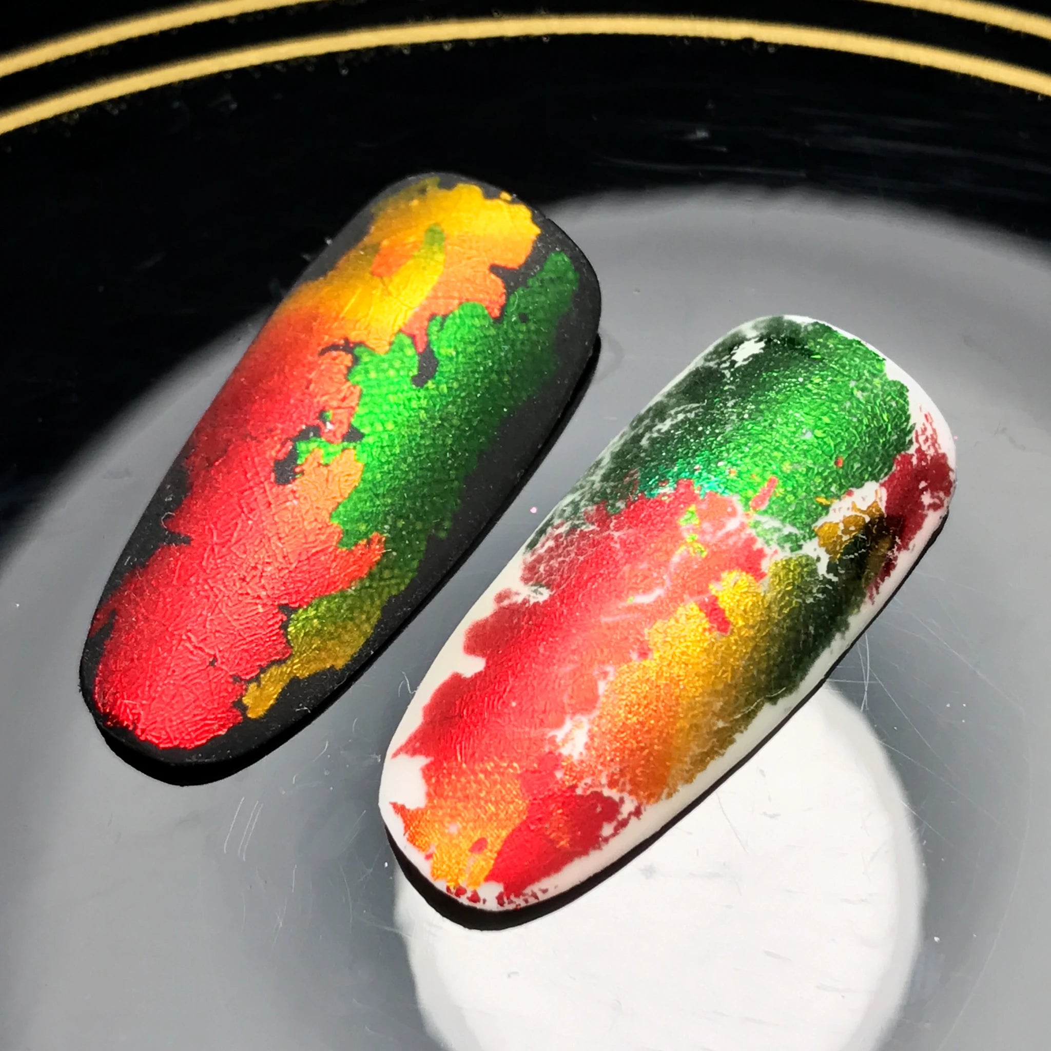 Gradient foil (red, yellow, green) (1 metre)