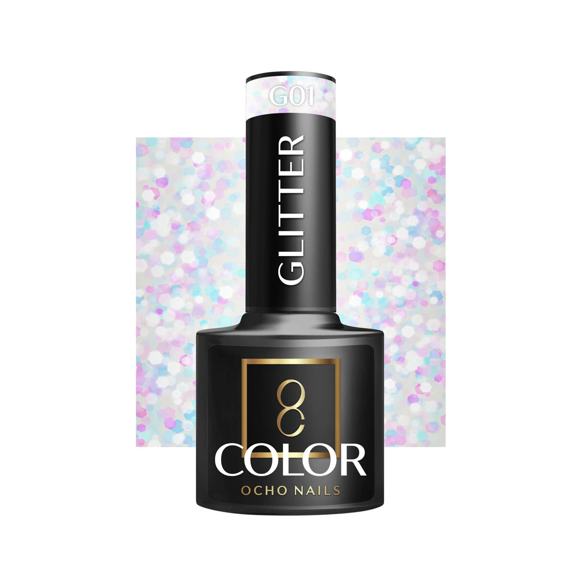 OCHO NAILS Gellak Glitter G01, 5 g
