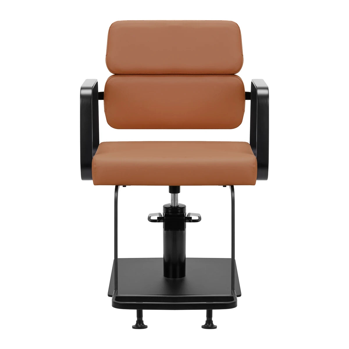 Gabbiano Friseurstuhl Porto, Schwarz-Orange