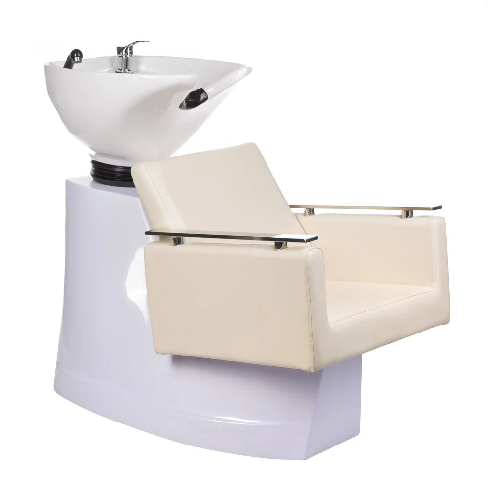 Rückwärtswaschbecken MILO BH-8025, Creme