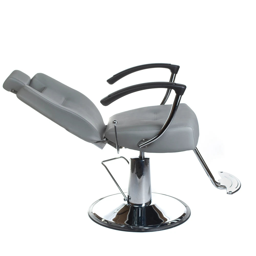 Barberstuhl HEKTOR BH-3208, hellgrau