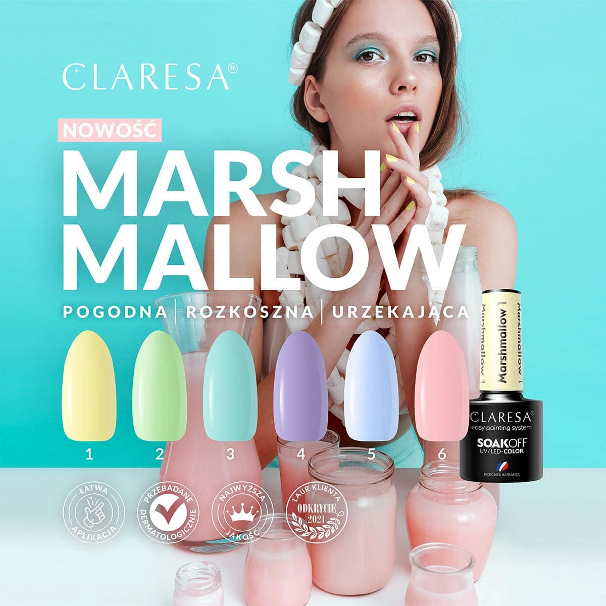 CLARESA MARSHMALLOW 5 5g