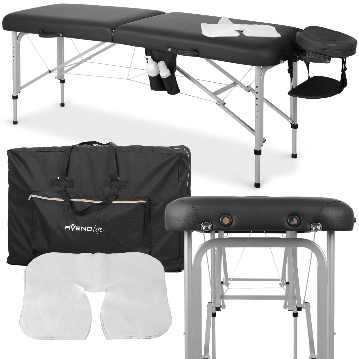 Portable massage table Vera 60 Comfy Base K515 Black