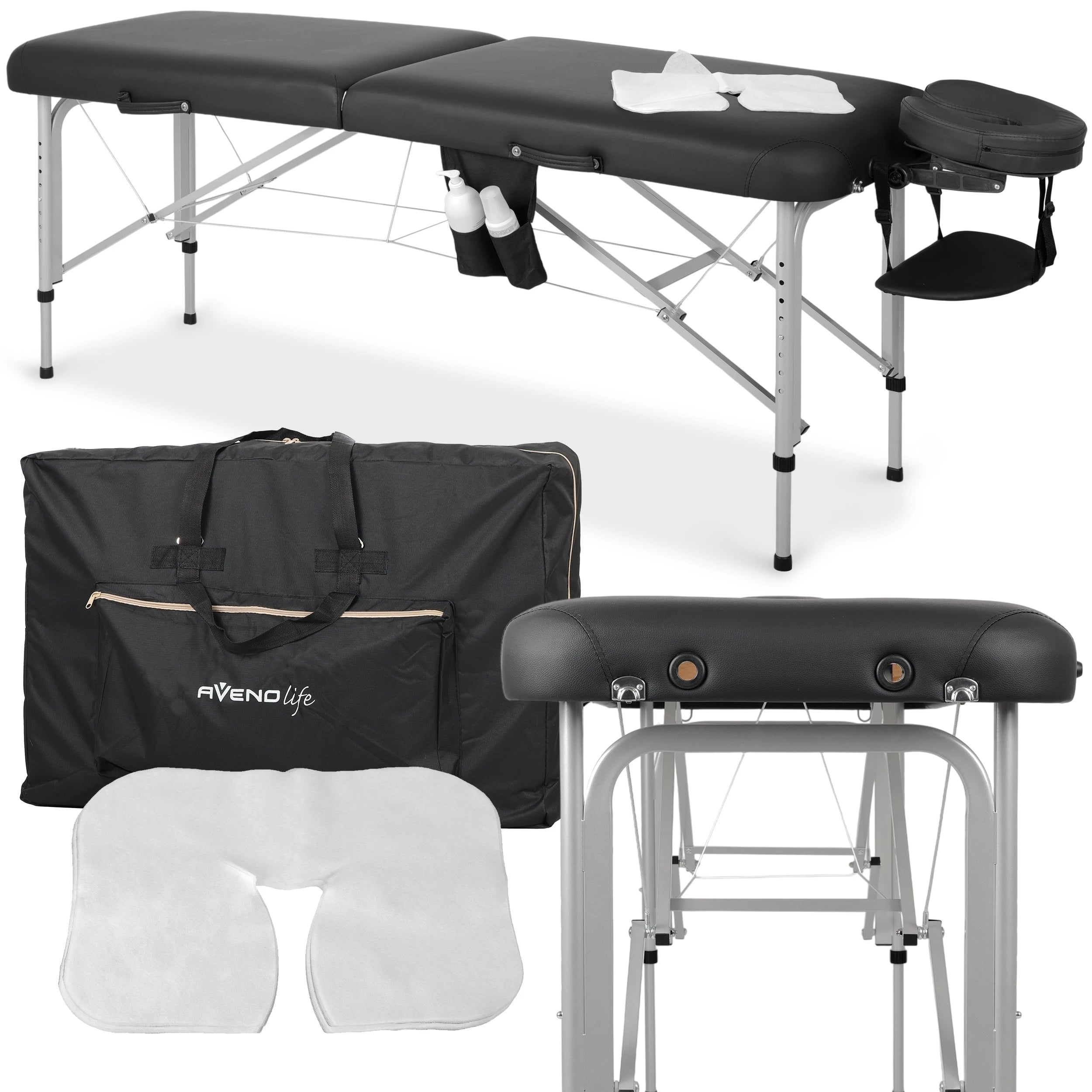 Portable massage table Vera 60 Comfy Base K515 Black