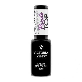Victoria Vynn Top No Wipe Shimmer Purple, 8 ml