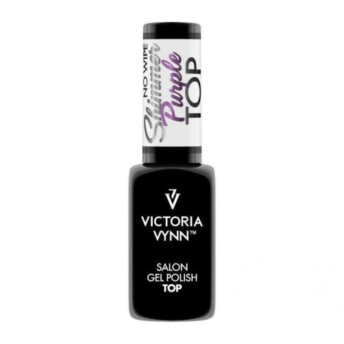 Victoria Vynn Top No Wipe Shimmer Purple, 8 ml