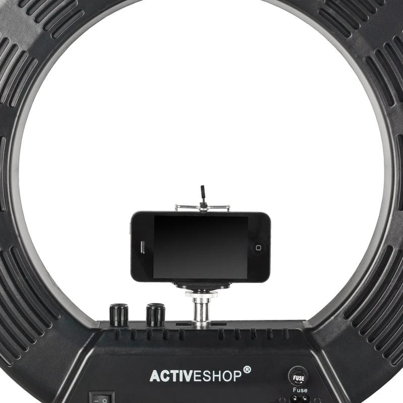 Ring light 18 "48w led black + tripod