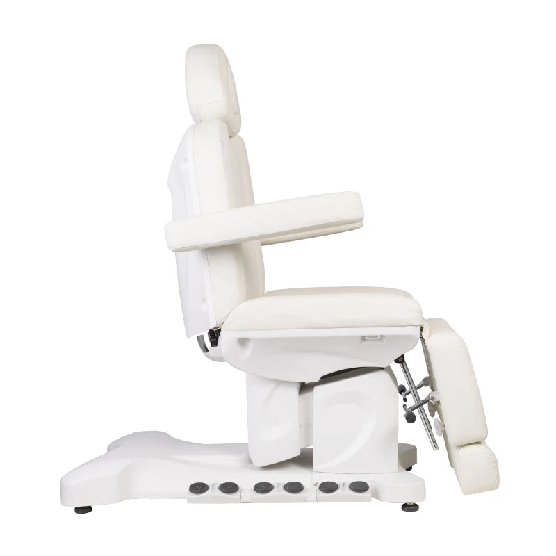 Pedikīra krēsls AZZURRO 708BS PEDI EXCLUSIVE, balts, 3 motori, ar apsildi