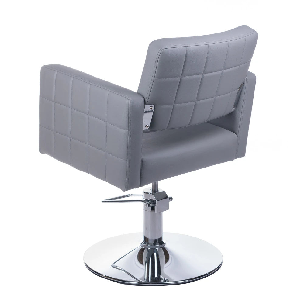 Hairdressing chair Ernesto BM-6302, light gray
