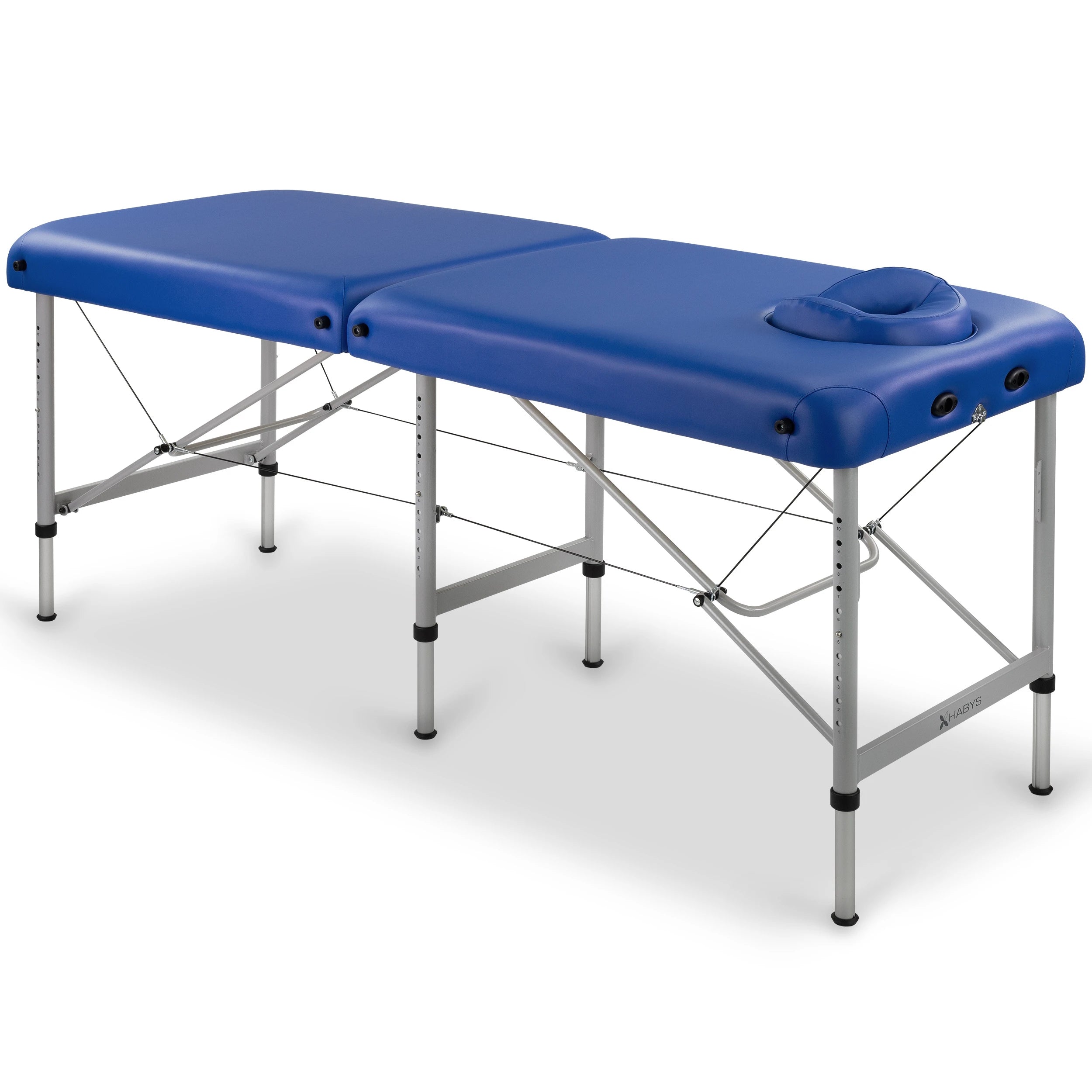 Massageliege Medmal 70 mit Comfort Gesichtsloch Vinyl Flex K012, Marineblau