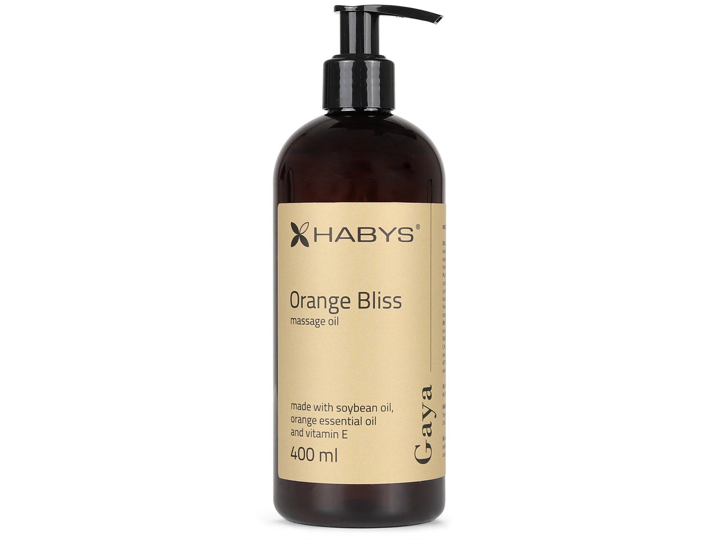 Massage Oil, Orange bliss, HABYS, 400 ml