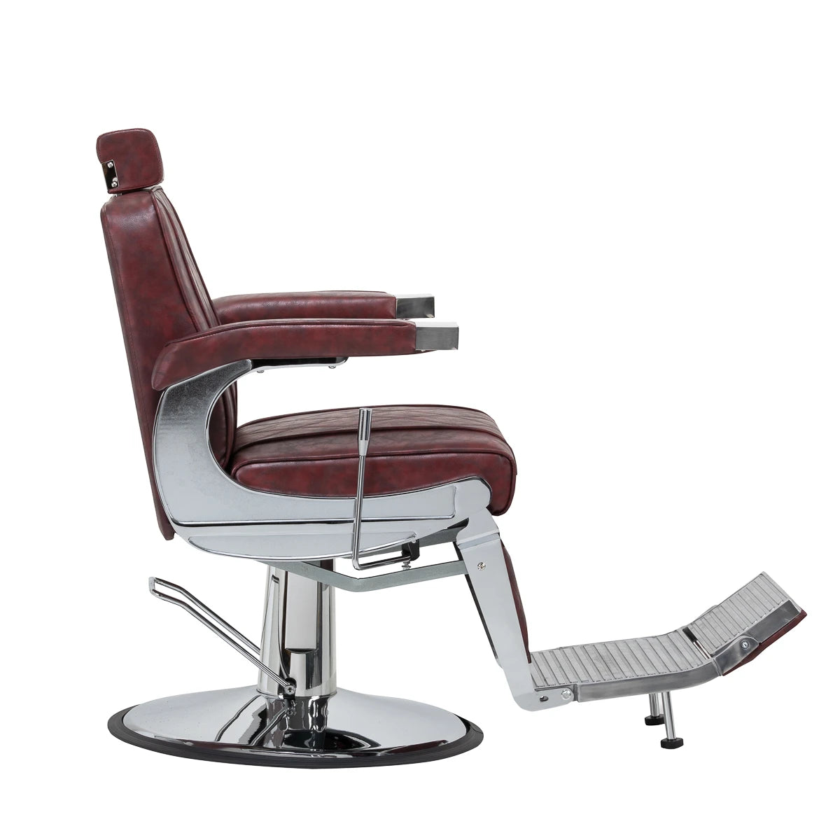 Hair System Barberstuhl BM88066, Burgunderrot