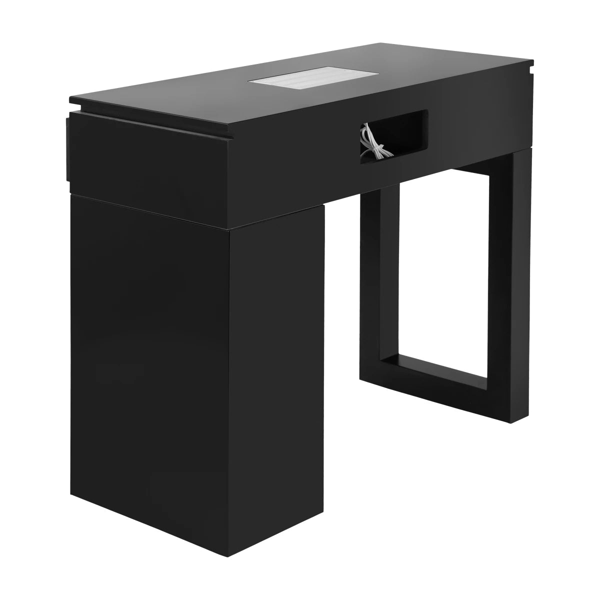 Manicure table with dust collector YR-003, black