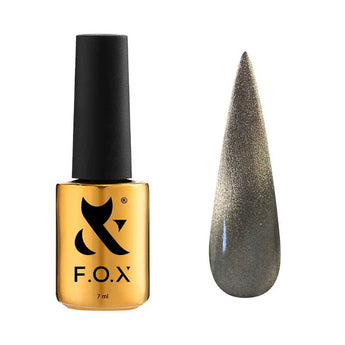 F.O.X Gēla nagu laka Cat Eye Crystalline 002, 7 ml