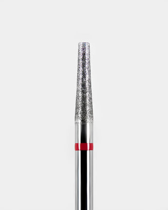 DARK by Rior Diamanten freesstift №130 rood afgeknotte kegel 0,25 mm