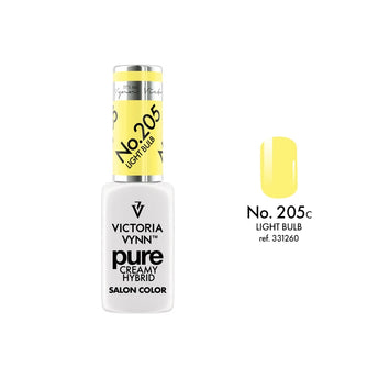 Hybridní lak 205 Light Bulb PURE 8ml
