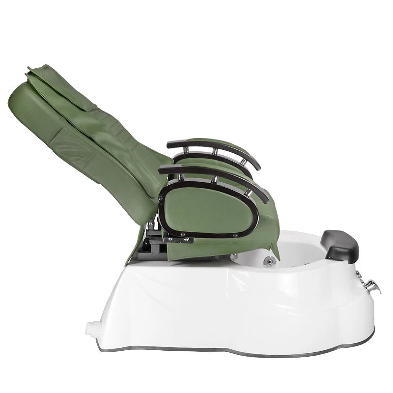 Pädikürenstuhl mit Massage BR-3820D, Grün