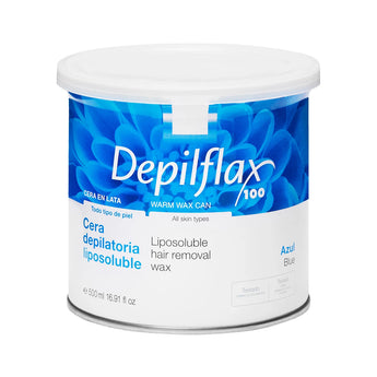 Depilflax dépilatoire wax can 500ml azulene
