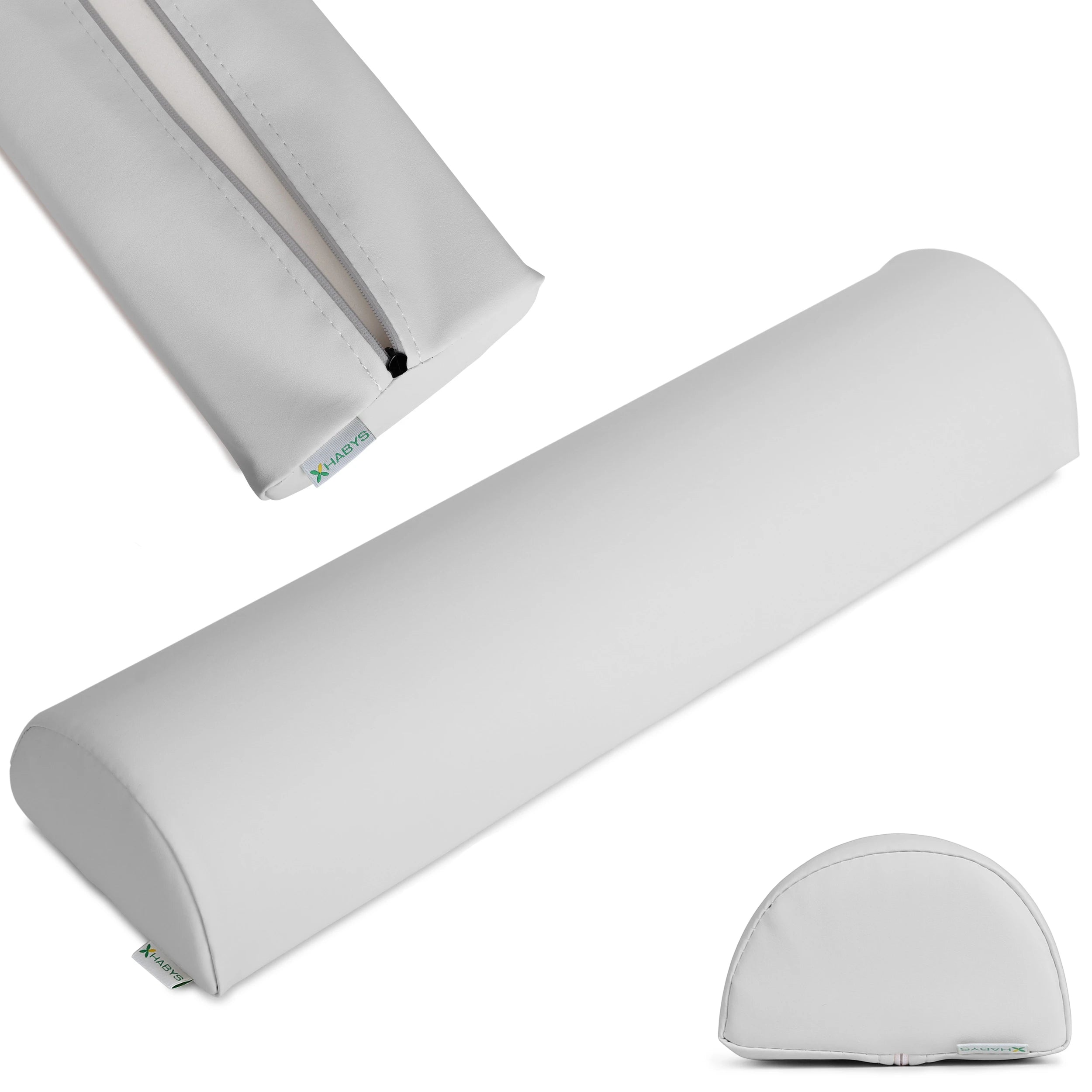Pusapaļš Spilvens 60x15x10 k729 Gaiši Pelēks