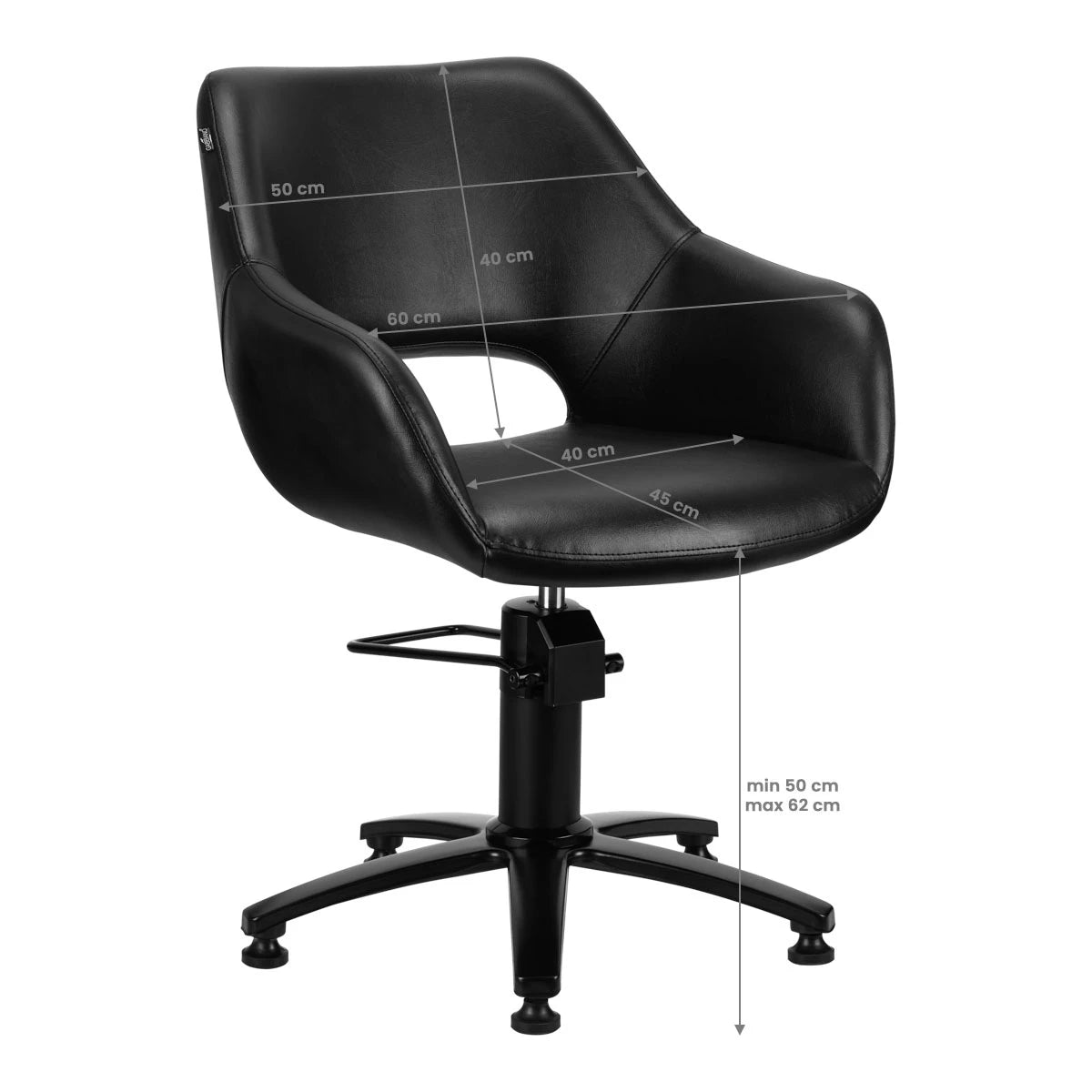 Hairdressing chair GABBIANO LIMA BLACK