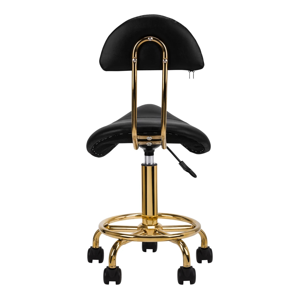 tabouret cosmétique 6001G or noir