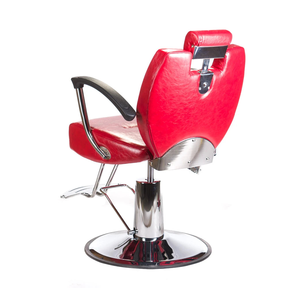 Barberstuhl HEKTOR BH-3208, rot