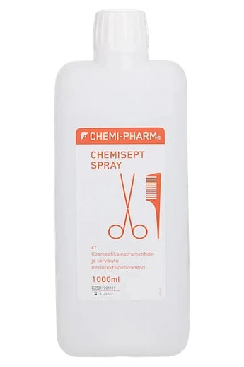 Disinfectant for cosmetic instruments and accessories – CHEMISEPT SPRAY 1L