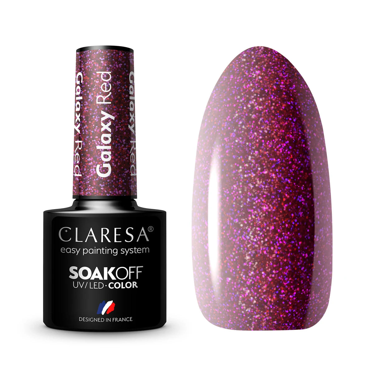 Claresa Gellack GALAXY RED, 5 ml