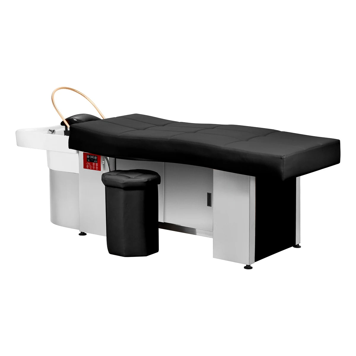 Gabbiano Head Spa 017B cheveux washing lit noir