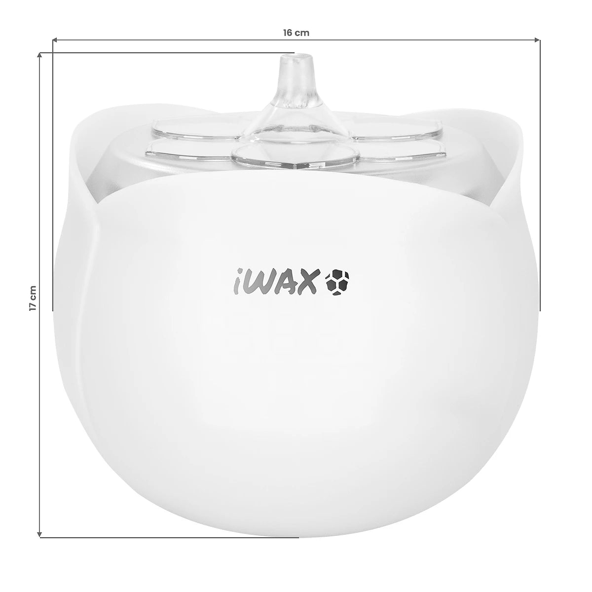 IWax Vaska sildītājs Flower, balts