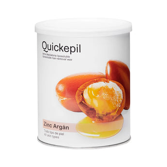 Quickepil dépilatoire wax tin, zinc-argan, 800 ml