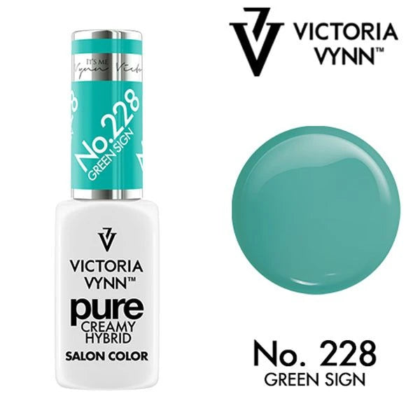Victoria Vynn PURE geelilakka 228 Green Sign, 8 ml