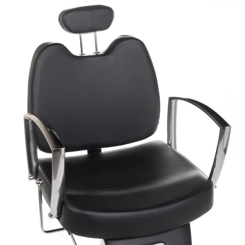 Парикмахерское-барбер кресло HOMER II BH-31275, чёрное
