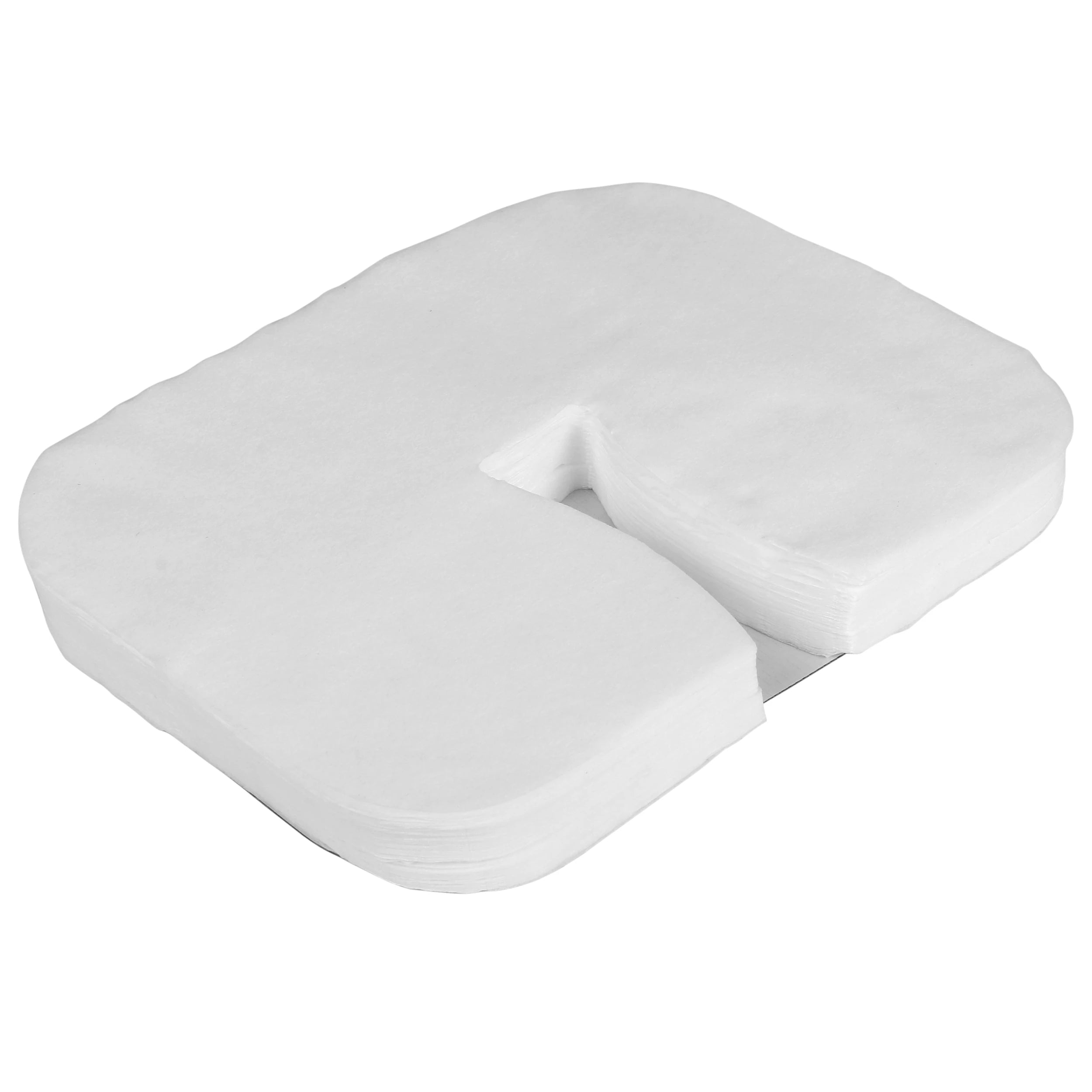 Wegwerp gezichtskraag hoezen non-woven 100 stuks