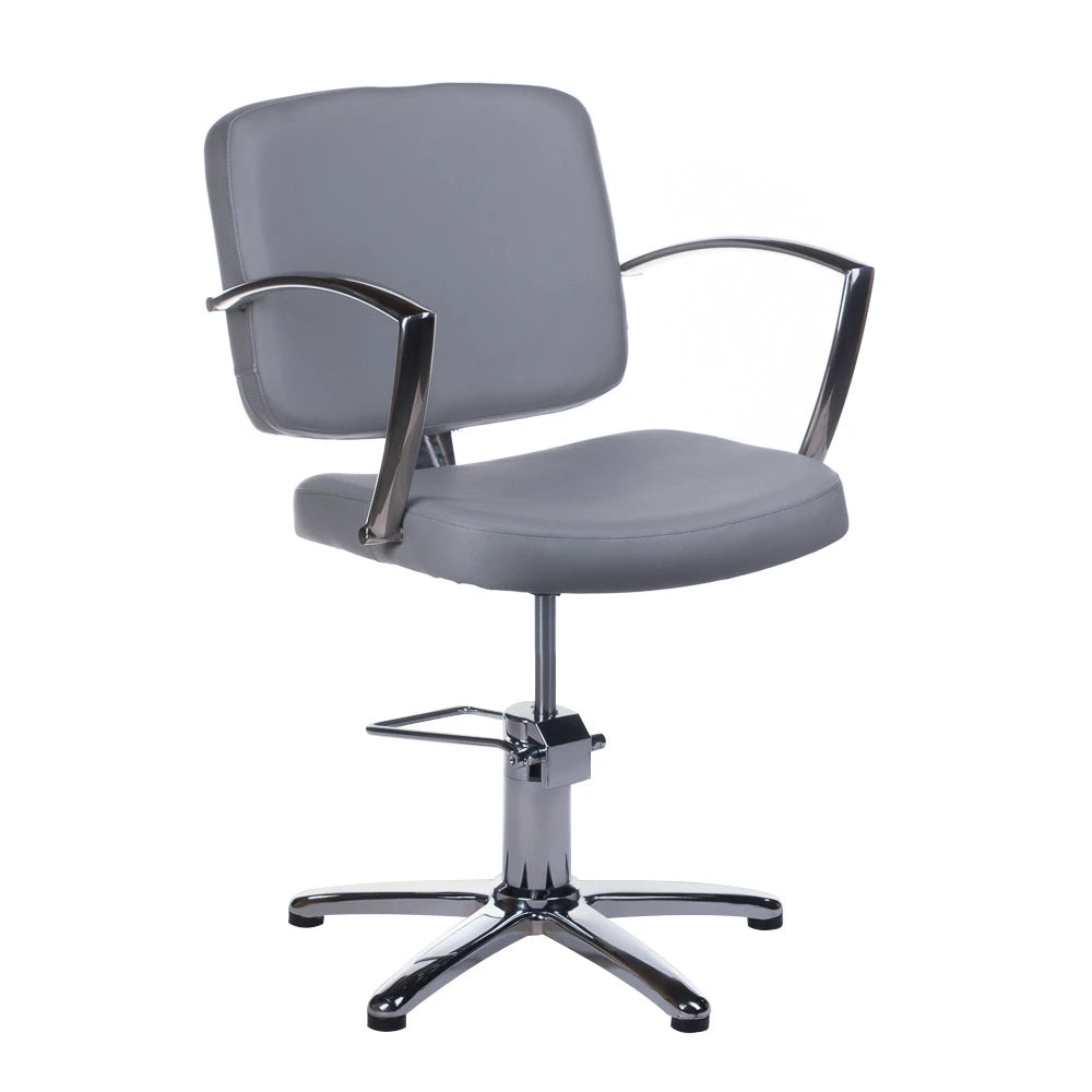 Hairdressing chair Dario BH-8163, light grey